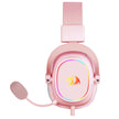 Diadema Gamer Redragon Zeus X con Cable, Controlador de Audio, Rosa