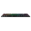 Teclado Gamer Mecanico Redragon Horus TKL Inalambrico Bajo Perfil Switch Red - Negro