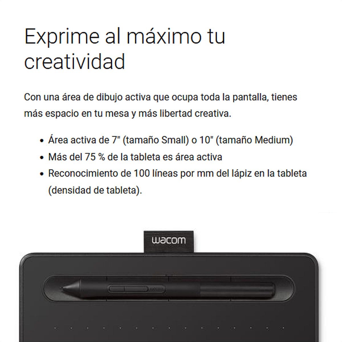 Tabla Digitalizadora Wacom Intuos S Ctl-4100wl Bluetooth Grn