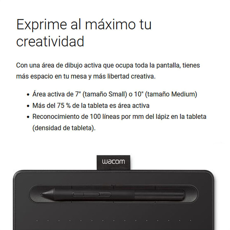 Tabla Digitalizadora Wacom Intuos S Ctl-4100wl Bluetooth Grn