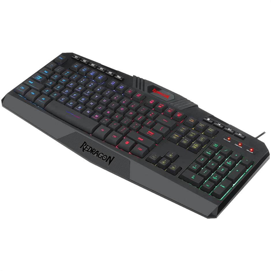 Teclado Gamer Redragon K503A-RGB Harpe Pro con Macros y Multimedia