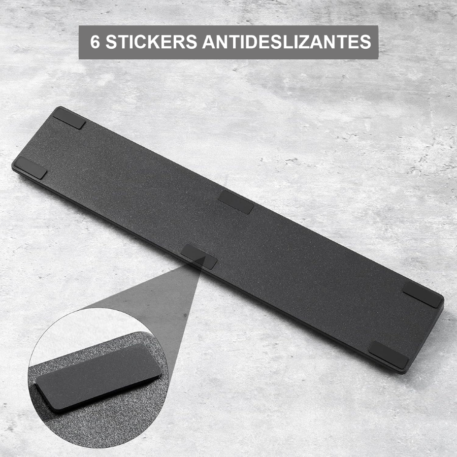 Reposamuñecas Gamer Redragon Meteor PO35 S Ergonómico Memory Foam Antideslizante 28.9 X 7.3 X2.0 CM