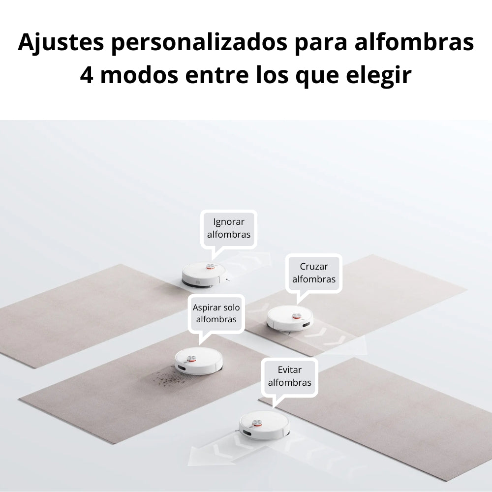 Aspiradora y Trapeadora Inteligente Xiaomi Robot Vacuum S40 con Láser LDS, 10000Pa, 5200mAh