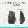 Mouse Inalámbrico Logitech Signature Comfort Plus M850 L Multidispositivo Bluetooth SmartWheel  - Grafito