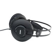 Audífonos de Estudio AKG K52 Profesionales Cerrados Monitoreo 40mm 18Hz-20kHz Cable 2.5m - Negro Mate