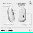 Combo Teclado Y Mouse Bluetooth, Logitech Pop Icon, Blanco