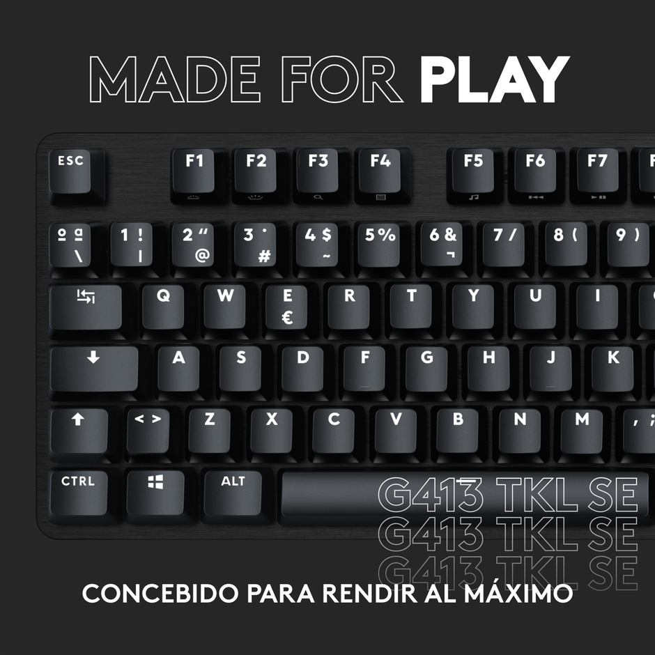 Combo Gamer Logitech G Teclado G413 Se Tkl + Mouse G502 Hero