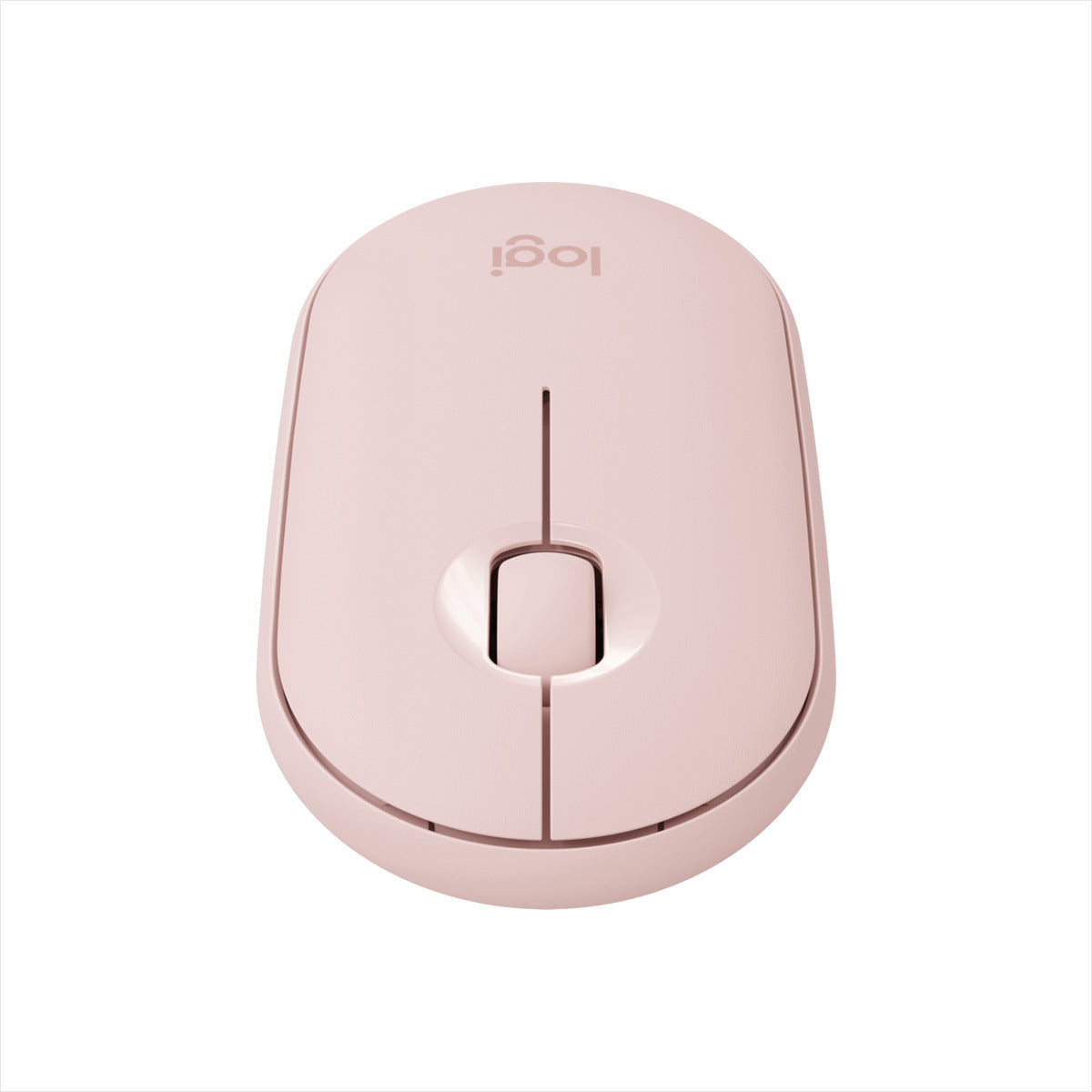 Mouse Inalámbrico Multdispositivo Bluetooth Logitech Pebble M350 - Rosa