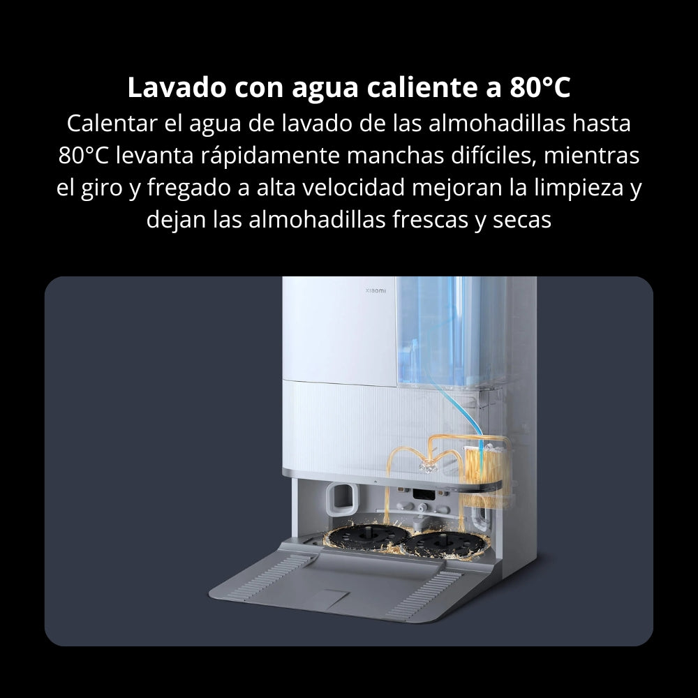 Aspiradora Robot Xiaomi Vacuum 5 Pro 20000Pa Base Omni Cámaras IA Mopa Extensible Radar dToF Retráctil