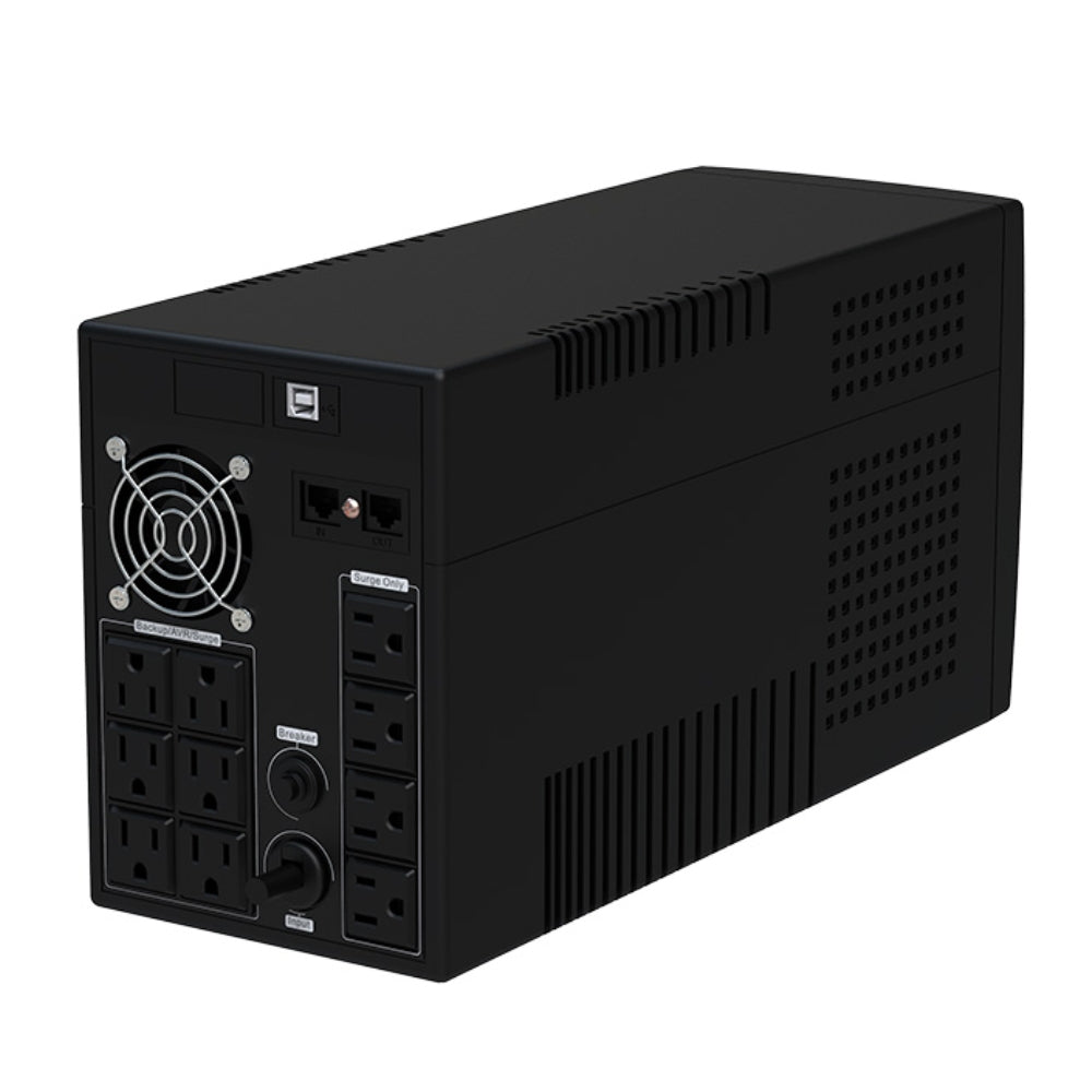 Ups Interactiva Forza NT-1801PRO 1800VA/900W 10 Tomas Protección Sobretensión Regulación AVR LED