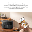 Freidora de Aire Xiaomi Dual Zone Air Fryer 10L Doble Compartimiento 101 Recetas, 9 Modos, 2700W - Negro
