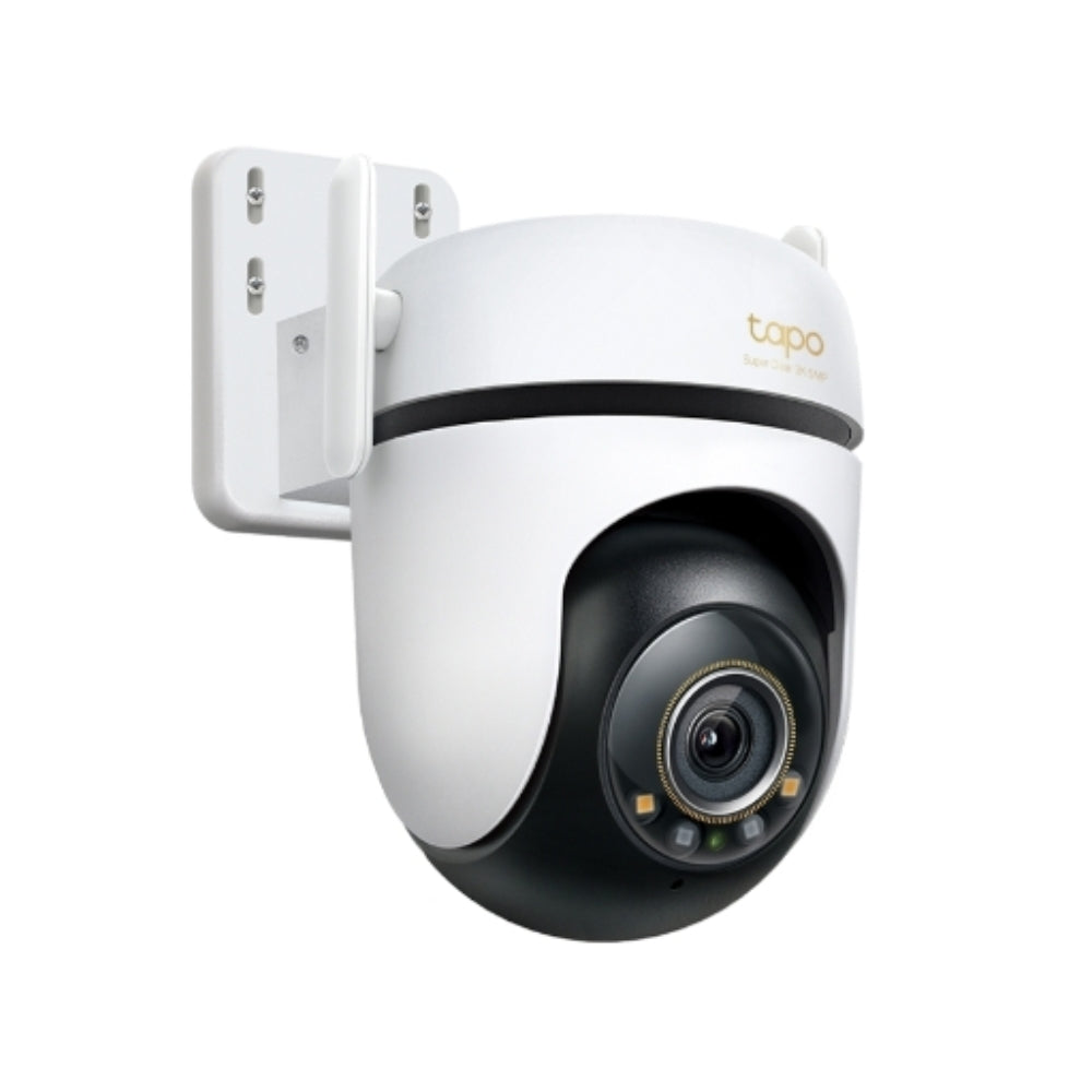 Cámara WiFi TP-Link Tapo C530WS 360° 3K 5MP para Exteriores con Visión Nocturna a Color y Detección IA Avanzada + Micro SD 128GB