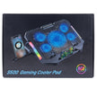 Base Refrigerante Pro Gaming S500 con 5 Ventiladores RGB, Soporte Celular y 2 Puertos USB