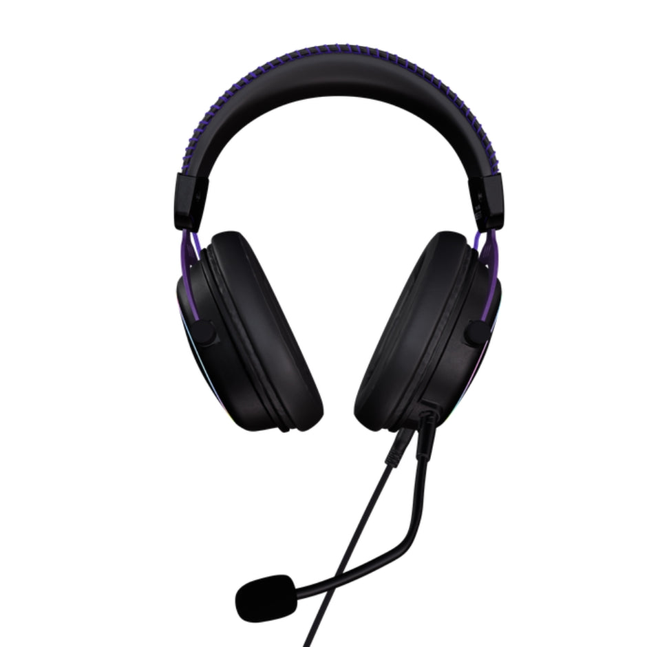 Diadema Gamer Primus Arcus 151T con Micrófono RGB USB-A y USB-C Sonido Envolvente 7.1 Negro