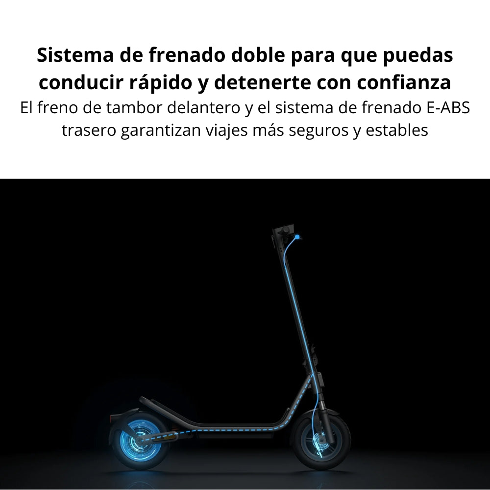 Patineta Eléctrica Xiaomi Scooter 6 Llantas 12” Max 800W Autonomía 45km Suspensión Doble E-ABS IPX5