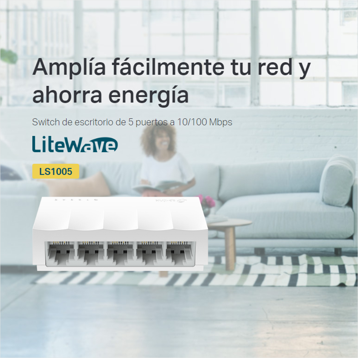 Tp-link Ls1005, Switch Escritorio Litewave 5 Puertos 10/100