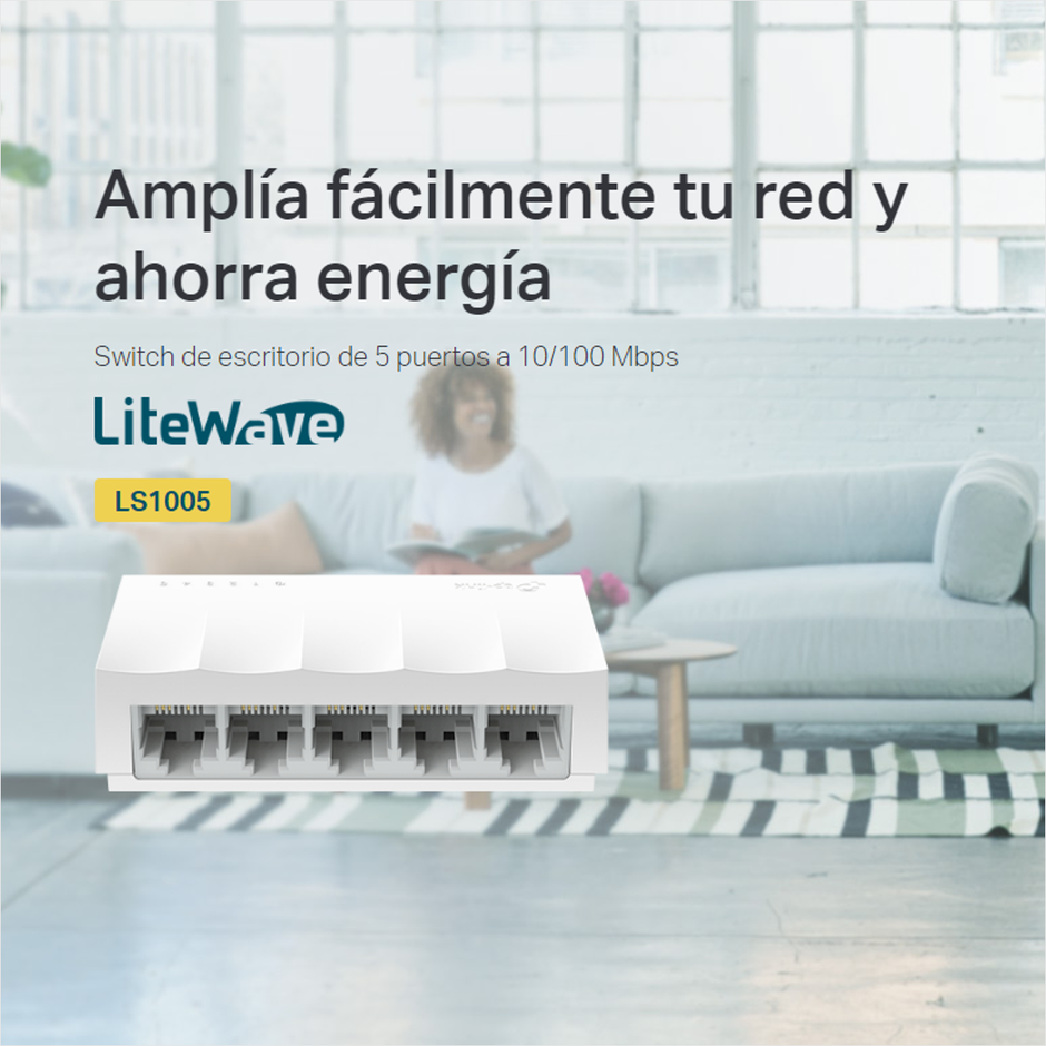 Tp-link Ls1005, Switch Escritorio Litewave 5 Puertos 10/100