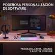 Teclado Gamer Mecanico Logitech G512 X 75 Switch Tactil + Reposamuñecas Logitech Palm Rest - Negro