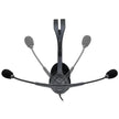 Audífonos Diadema Logitech H111 Estéreo Micrófono Reducción Ruido Conector 3.5mm PC Tablet Celular - Gris