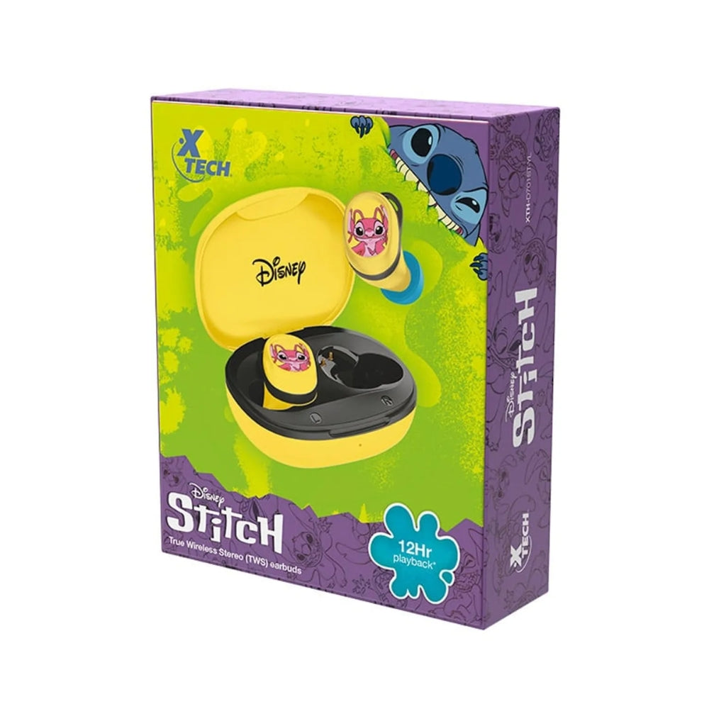 Audifonos Inalambricos Xtech XTH-D701ST-YL Edicion Stitch - Amarillo