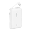 Batería Portátil Power Bank Belkin BoostCharge 10000mAh 20W Power Delivery Cable USB-C Integrado - Blanco