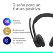 Diadema Profesional Bluetooth, Logitech Zone 300, Con Micrófono, Negro