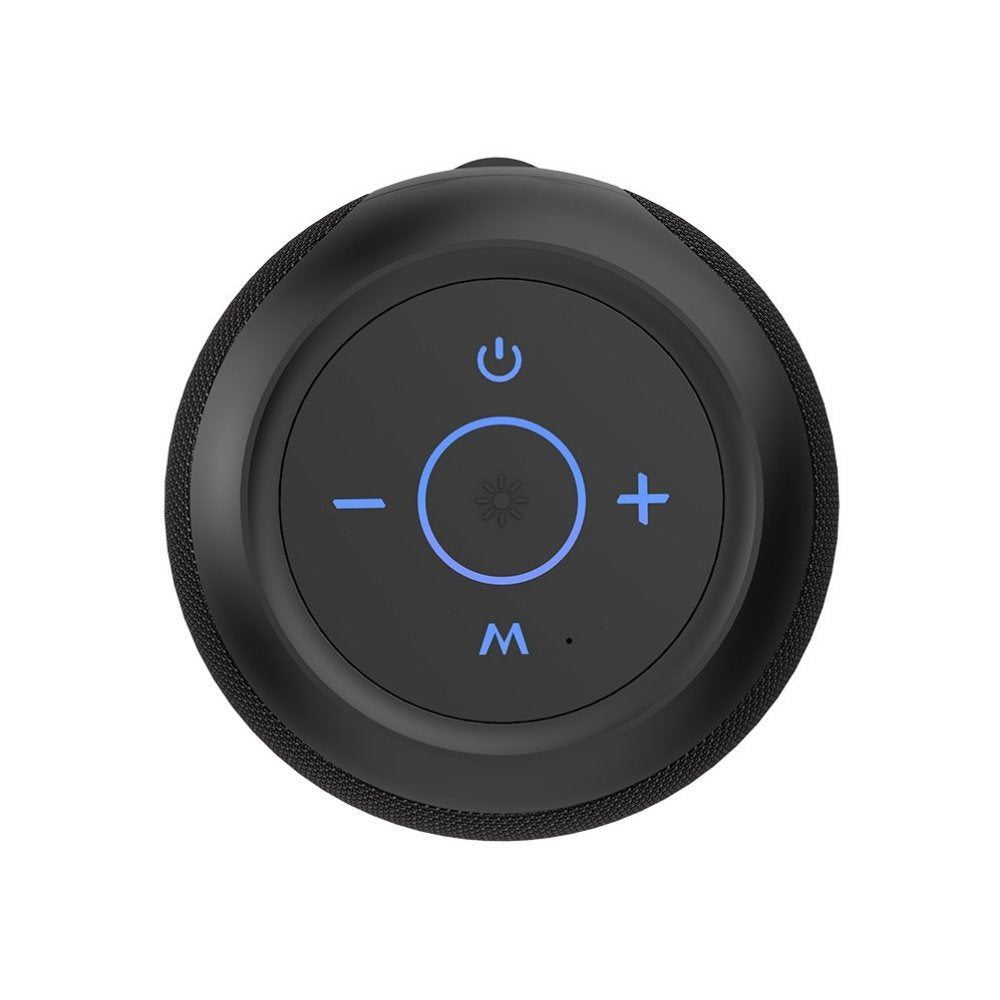 Parlante Bluetooth Portátil X-KIM XCLUSIVE AUDIO PORT TWS 10W Luces RGB MicroSD/USB/AUX/FM 3600mAh IPX5