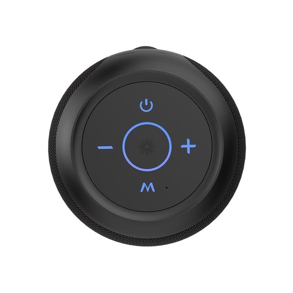Parlante Bluetooth Portátil X-KIM XCLUSIVE AUDIO PORT TWS 10W Luces RGB MicroSD/USB/AUX/FM 3600mAh IPX5