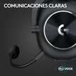 Auriculares Gamer 7.1 Inalámbricos Logitech G Pro X 2 LIGHTSPEED con Bluetooth - Negro