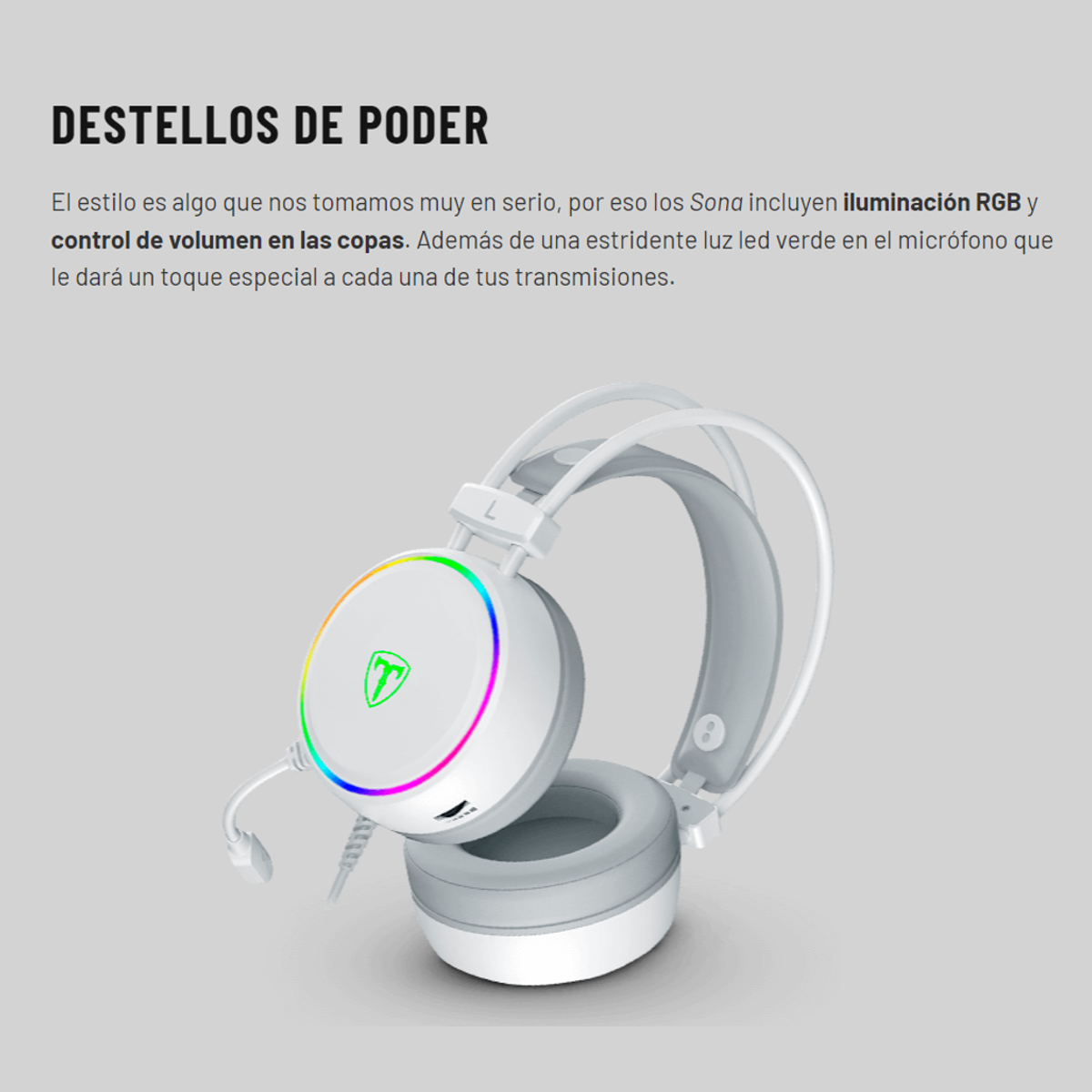 T-Dagger Sona T-RGH304: Diadema Gamer RGB con Sonido 7.1 Virtual