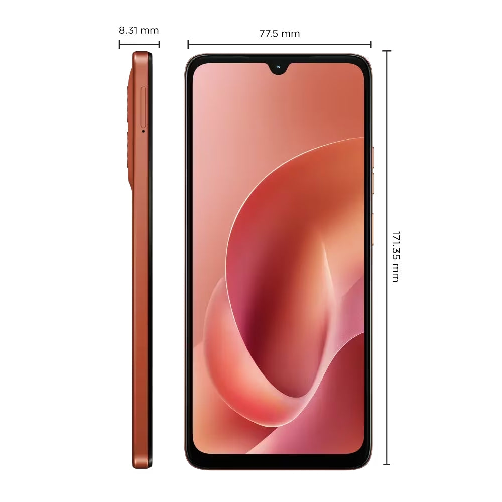 Celular Motorola Moto G06 Dual SIM 6.9” 120Hz 128GB/4GB+8GB RAM Boost 50MP AI IP64 5200mAh - Naranja