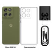 Celular Motorola G56 5G SIM+eSIM IPS 6.7” 120Hz 256GB/24GB(8+16) 50MP Sony IP68/IP69 5200mAh/30W - Verde Eneldo