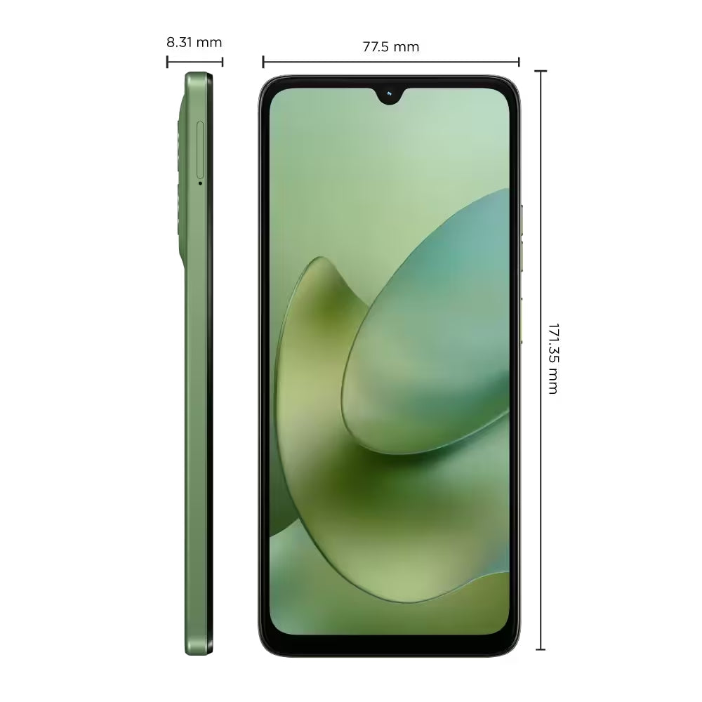 Celular Motorola Moto G06 Dual SIM 6.9” 120Hz 256GB/4GB+8GB RAM Boost 50MP AI IP64 5200mAh - Verde