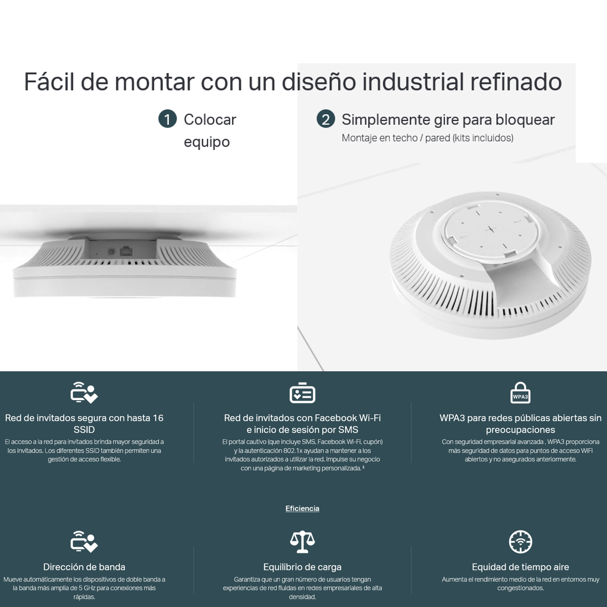 Ax1800 Wi-fi 6 Wireless Dual Band Tp-link Mount - Eap610 /vc