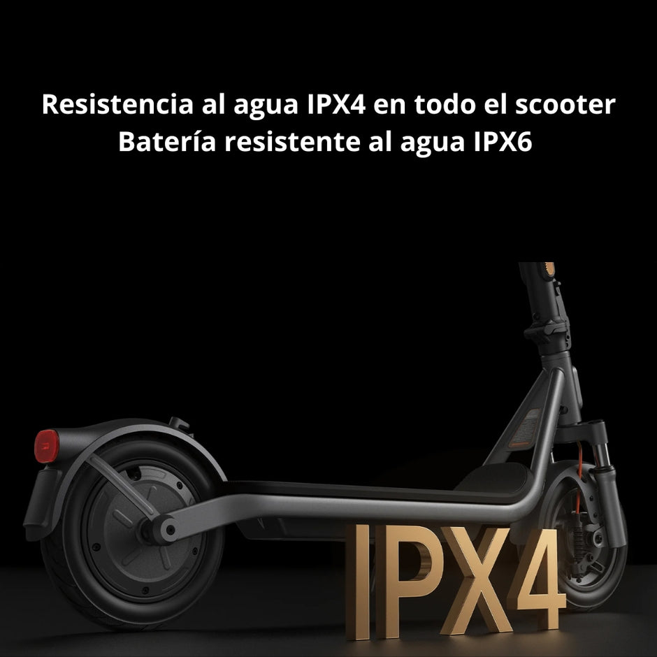 Patineta Eléctrica Xiaomi Scooter 6 Lite Llantas 10” Max 500W Alcance 25km Suspensión Frontal E-ABS IPX4