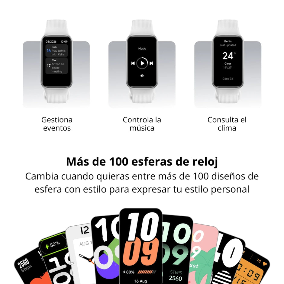 Pulsera Inteligente Xiaomi Smart Band 11 Active TFT 1.47” 60Hz SpO2 50 Modos Batería 21 Días IP68 - Negro