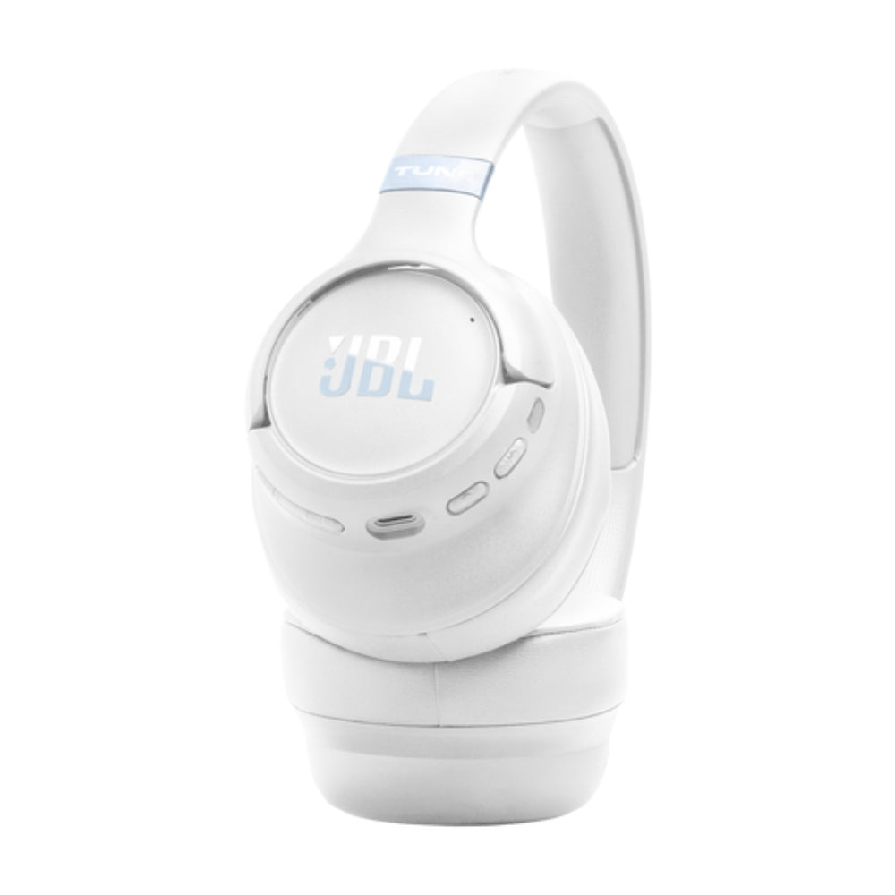 Audífonos Inalámbricos JBL Tune 780NC Bluetooth con Cancelación de Ruido ANC hasta 70h Batería - Blanco
