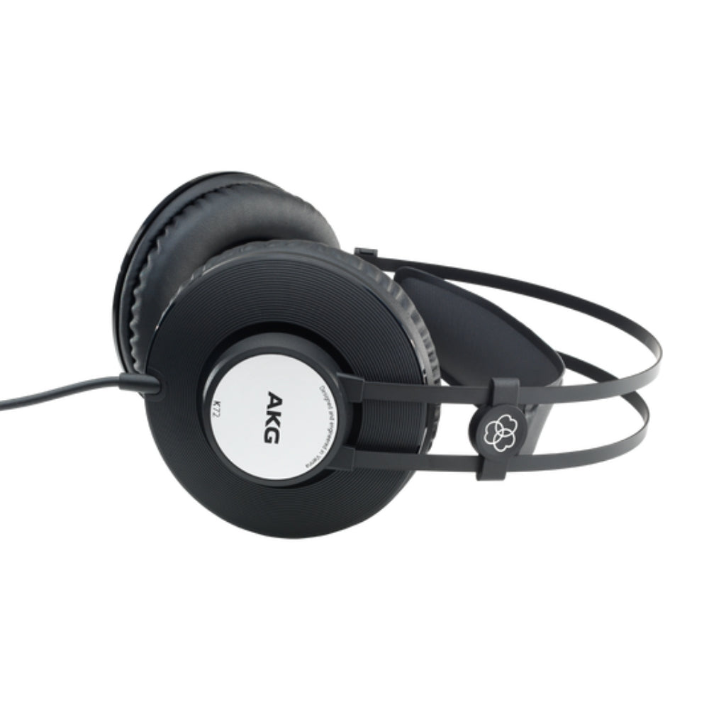 Audífonos de Estudio AKG K72 Profesionales Cerrados Monitoreo 40mm 16Hz-20kHz Cable 3m - Negro Mate