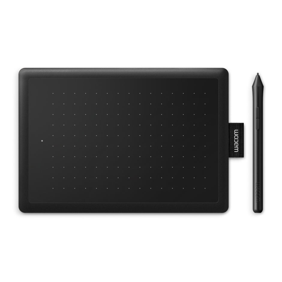 Tableta Gráfica One by Wacom Small CTL-472 USB 2540 LPI Lápiz sin Pila 2048 Niveles - Negro/Rojo