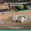 Audífonos Diadema Profesional Logitech Zone Wireless 2 ES Bluetooth ANC Híbrida Adaptativa - Blanco Crudo