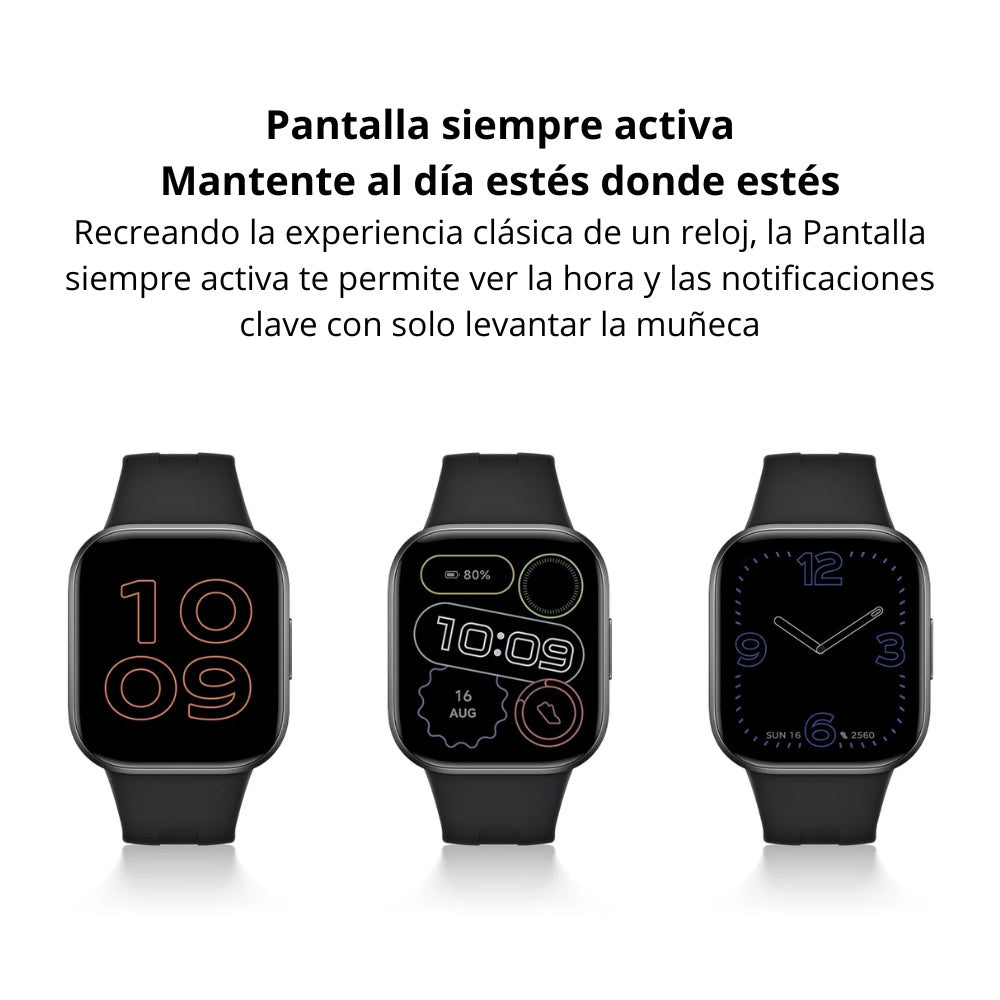 Smartwatch Xiaomi Redmi Watch 6 Active Pantalla AMOLED 1.85” Llamadas Bluetooth 140 Sports IP68 - Plata