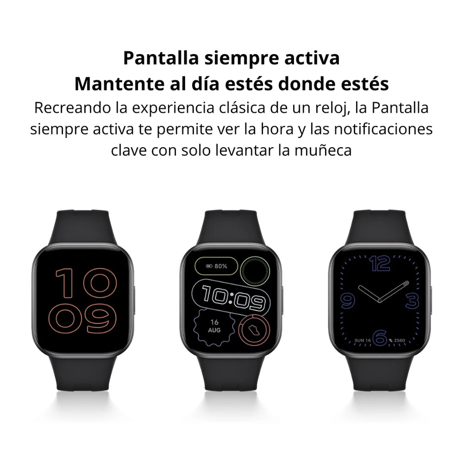 Smartwatch Xiaomi Redmi Watch 6 Active Pantalla AMOLED 1.85” Llamadas Bluetooth 140 Sports IP68 - Plata