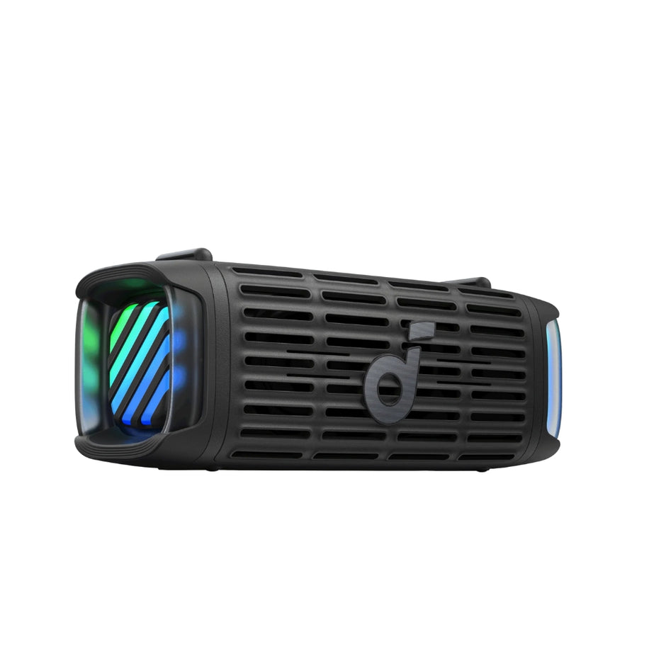 Parlante Bluetooth Soundcore Boom 3i Protección IP68 Polvo y Agua Mar 50W RMS Batería 16h Luces LED App