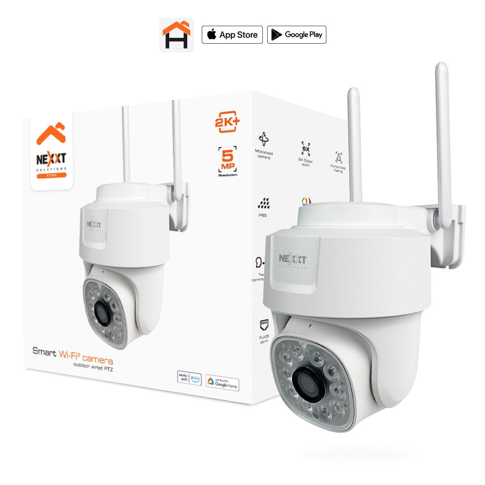 Camara de Seguridad Nexxt NHC-OP10 para Exterior 2K 5MP - Blanco