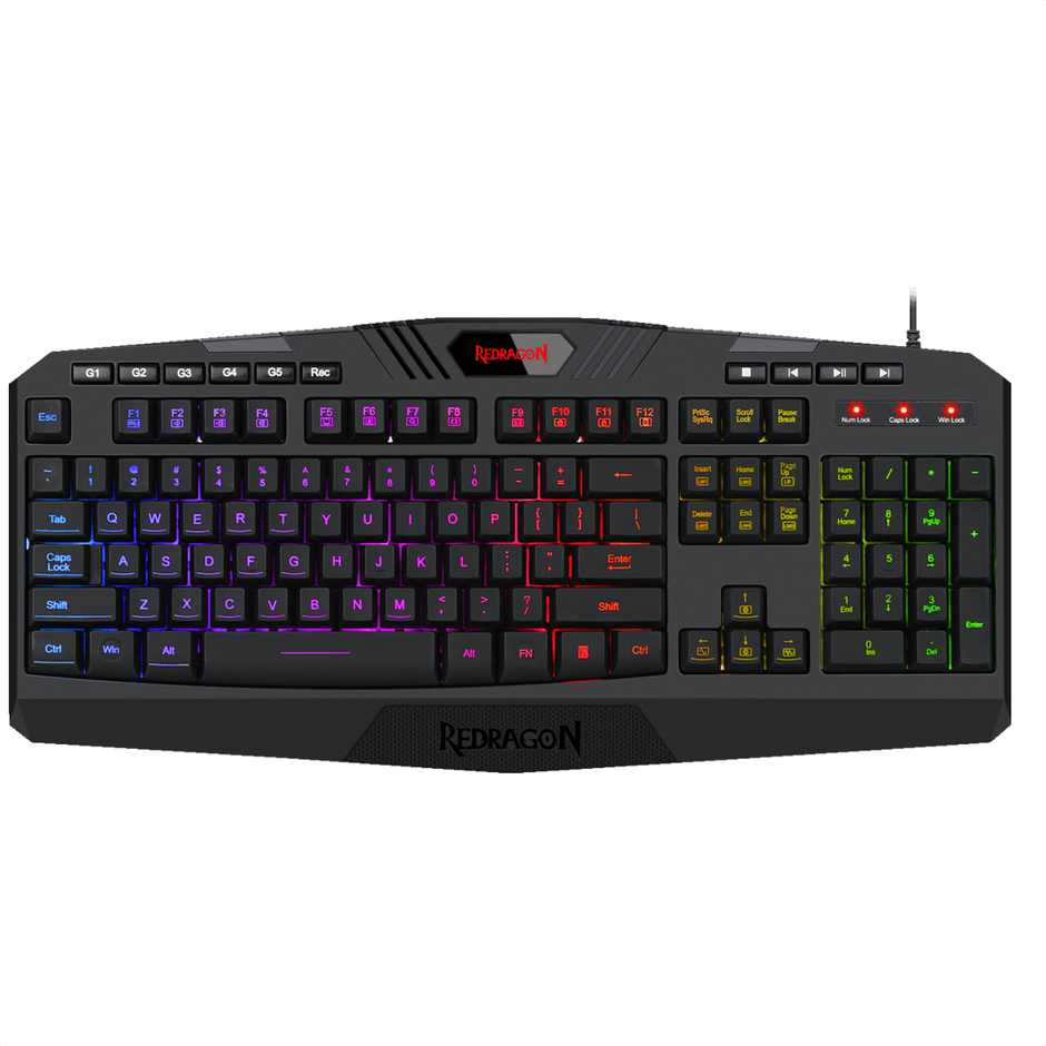 Teclado Gamer Redragon K503A-RGB Harpe Pro con Macros y Multimedia