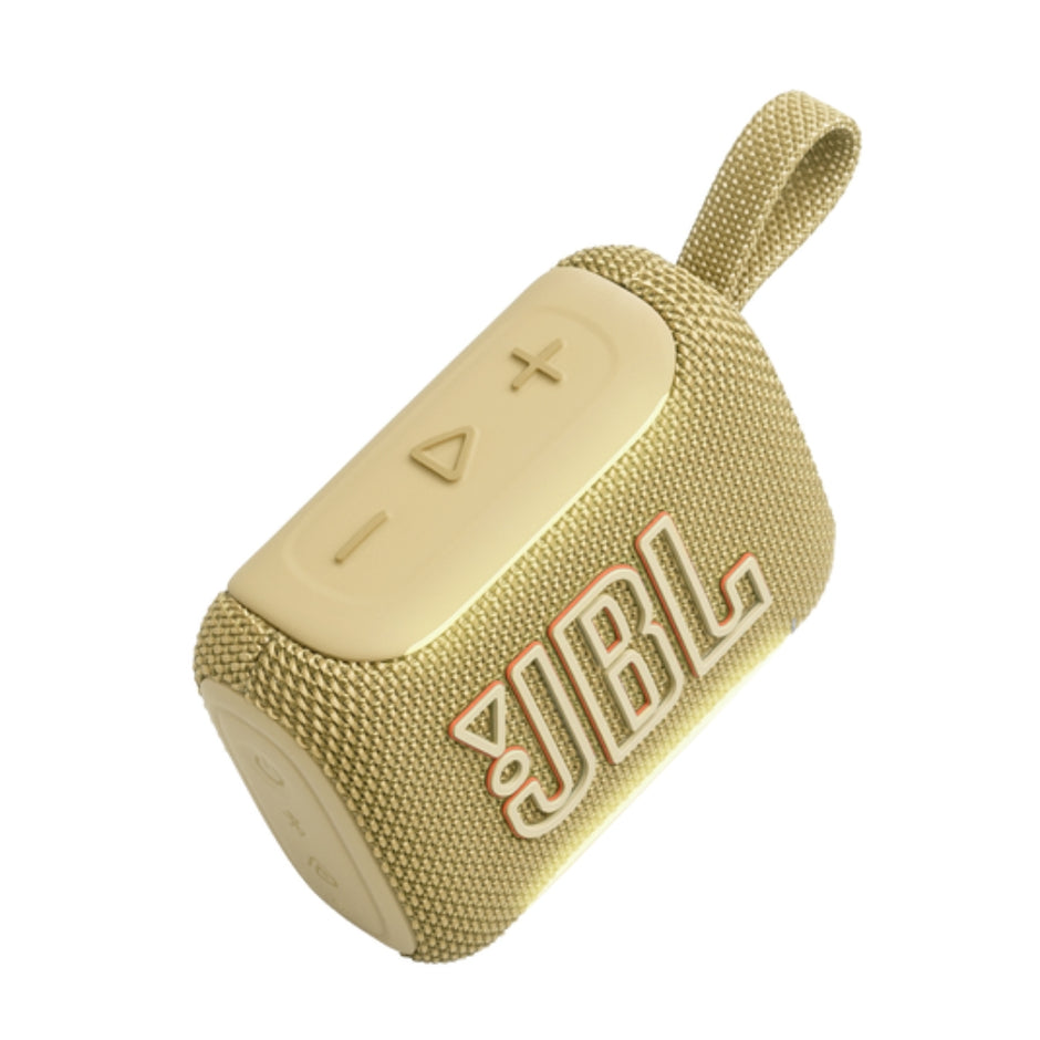 Parlante Bluetooth JBL Go 5 Portátil Sonido Pro Auracast Impermeable IP68 Batería hasta 10h - Amarillo