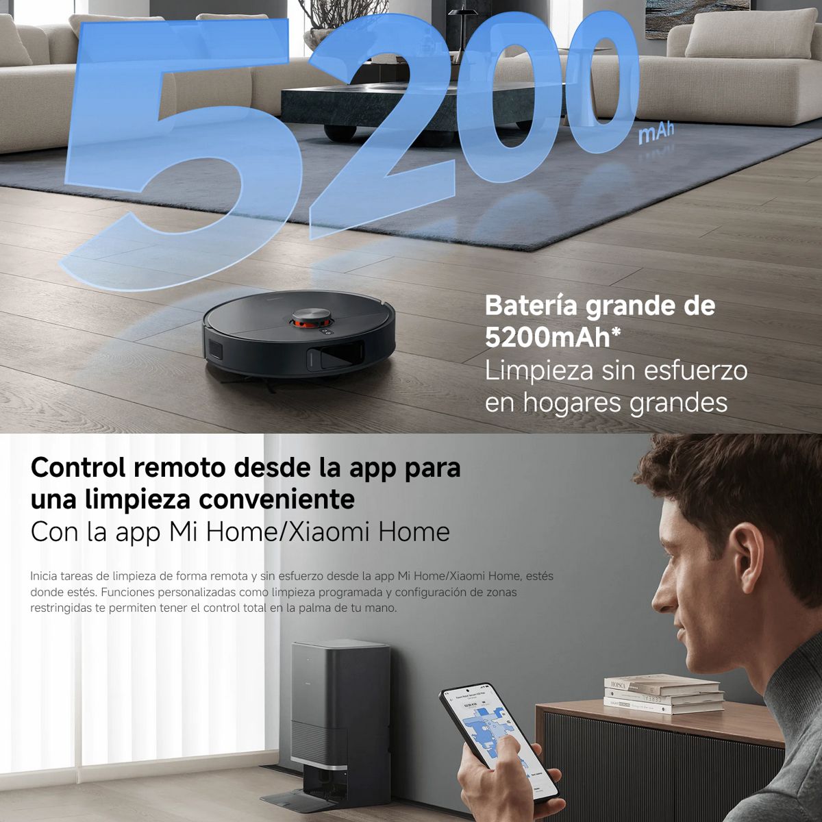 Xiaomi Robot Vacuum X20 Max Aspiradora Inteligente Estación
