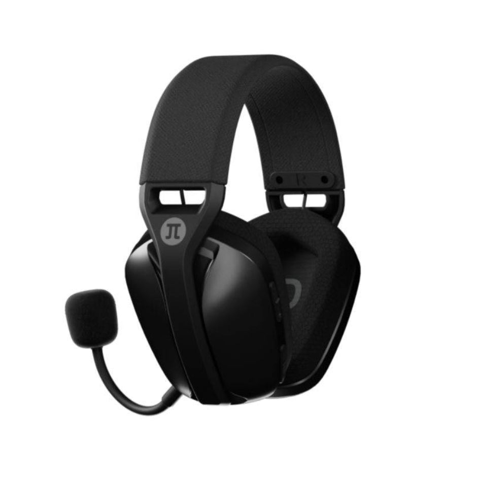 Diadema Gamer Primus Arcus 360BT PBH‑360 con Bluetooth 5.3 y 2.4GHz, Micrófono Desmontable Pro Negro