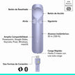 Presentador Inalambrico Logitech Spotlight 2 BT, USB-C - Lila