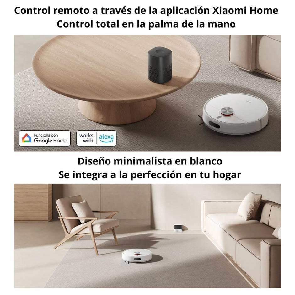 Aspiradora y Trapeadora Inteligente Xiaomi Robot Vacuum S40 con Láser LDS, 10000Pa, 5200mAh